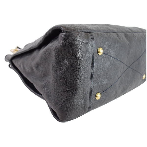 LOUIS VUITTON Artsy MM Empreinte Leather Shoulder Bag Navy