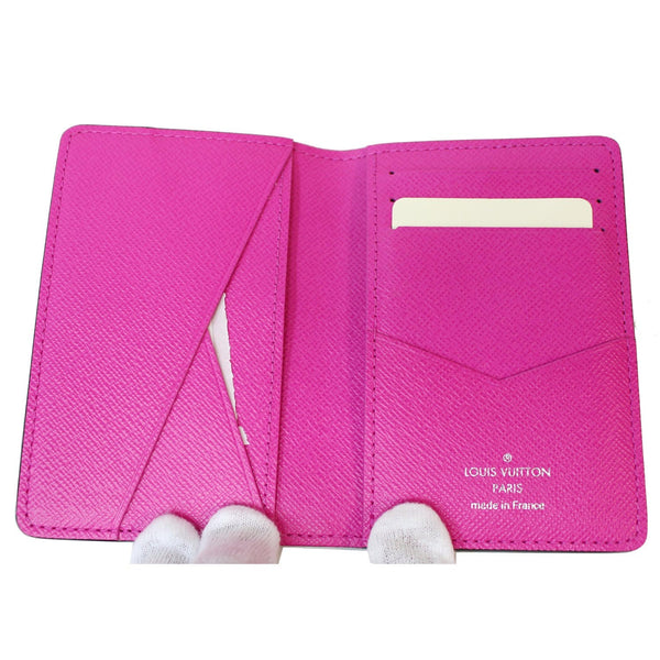 Louis Vuitton Monogram Taiga Pocket Organizer - inside preview | DDH