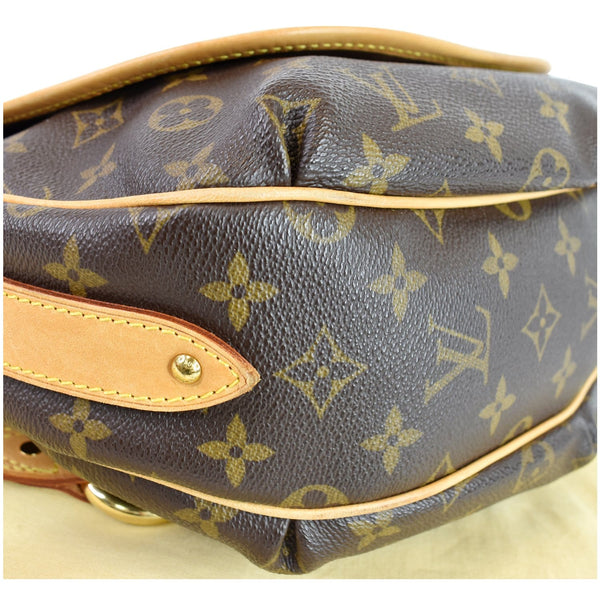 LOUIS VUITTON Tulum PM Monogram Canvas Shoulder Bag Brown