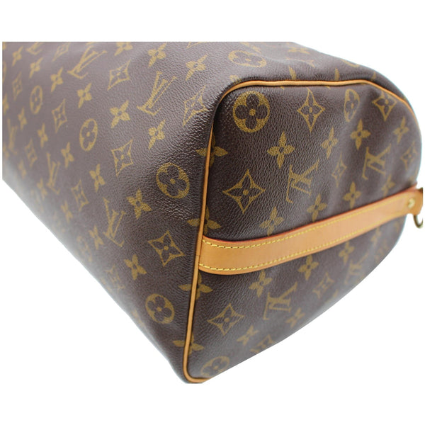 LOUIS VUITTON Speedy 35 Bandouliere Monogram Canvas Shoulder Bag Brown