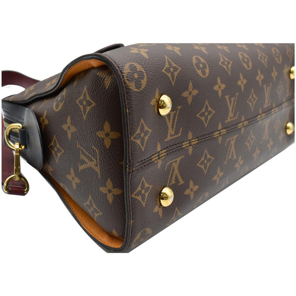 LOUIS VUITTON Tuileries Monogram Canvas Shoulder Bag Brown