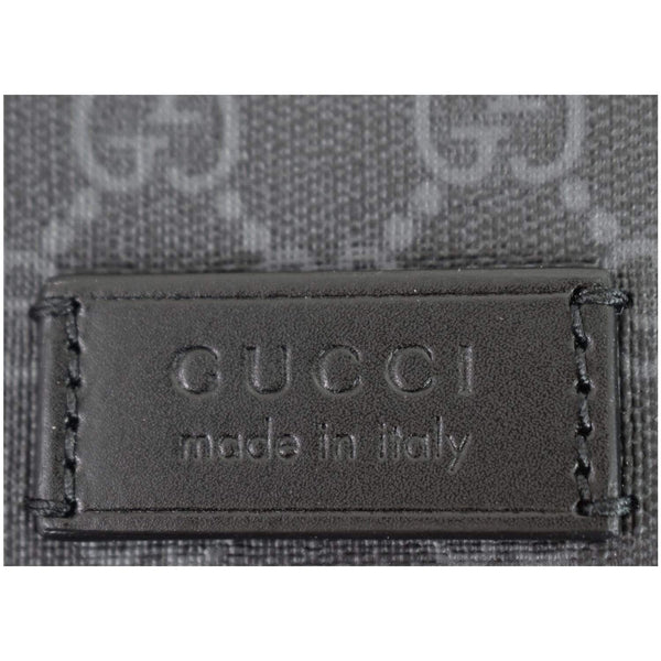 GUCCI GG Supreme Square Messenger Bag Black 474137