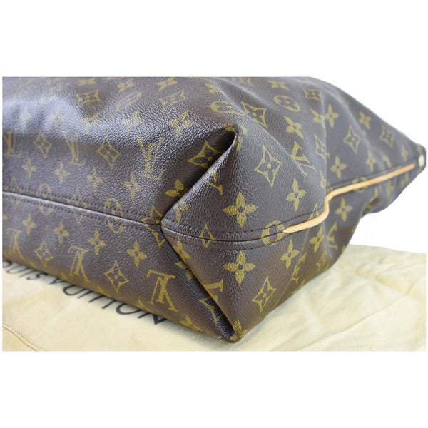 LOUIS VUITTON Sully MM Monogram Canvas Shoulder Bag Brown