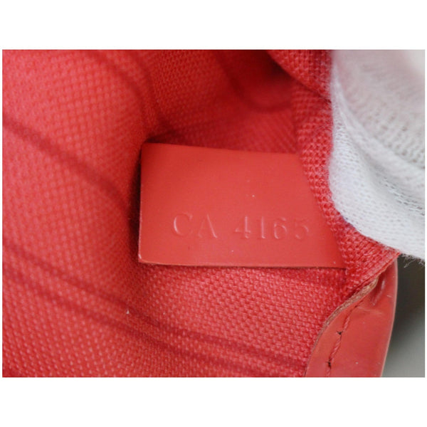 LOUIS VUITTON Neverfull MM Totem Monogram Canvas Tote Shoulder Bag Red