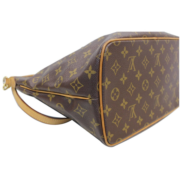 LV Palermo PM Monogram Canvas Shoulder Bag Brown - side view