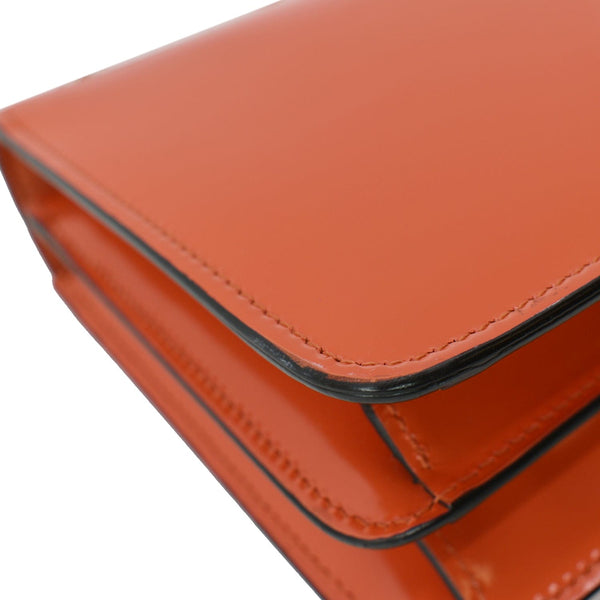 GUCCI Interlocking G Closure Leather Shoulder Bag | DDH