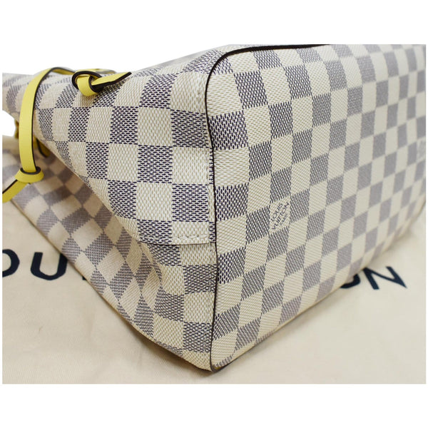 LOUIS VUITTON Neonoe MM Damier Azur Shoulder Bag Pineapple