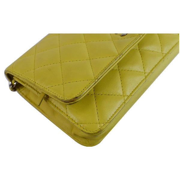 Chanel Wallet On Chain Lambskin Leather Bag preowned