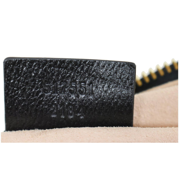 GUCCI Large Ophidia GG Leather Pouch Clutch Bag Black 517551