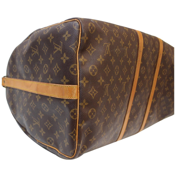 Louis Vuitton Keepall 60 Bandouliere Travel Bag brown