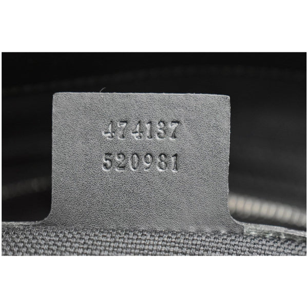 GUCCI GG Supreme Square Messenger Bag Black 474137