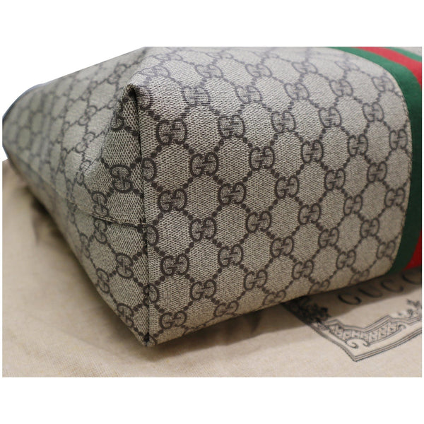 Gucci Ophidia Medium GG Supreme Canvas Tote Bag Beige