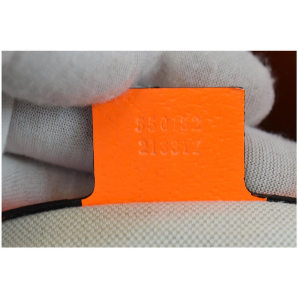 GUCCI Flora Jackie Medium Canvas Hobo Bag Orange 550152