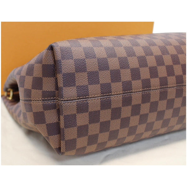 checkered lv Graceful MM Damier Ebene Shoulder Bag
