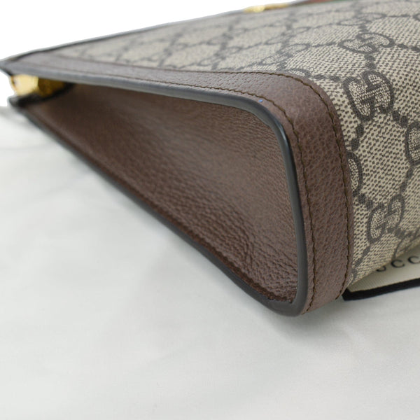 GUCCI Ophidia GG Supreme Canvas Zip Pouch Beige 625549