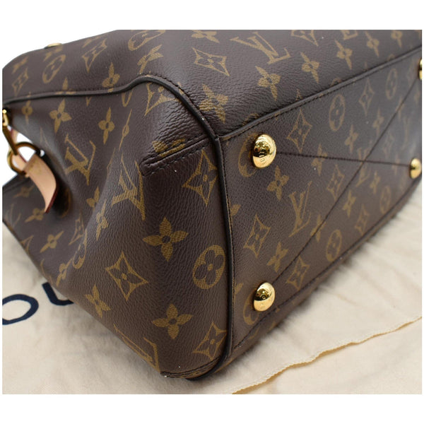 LOUIS VUITTON Montaigne MM Monogram Canvas Shoulder Bag Brown
