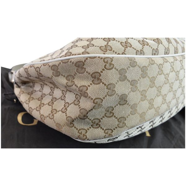 Gucci Medium Sukey GG Canvas Hobo Bag corner