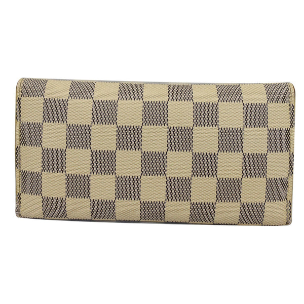LOUIS VUITTON Josephine Damier Azur Wallet White