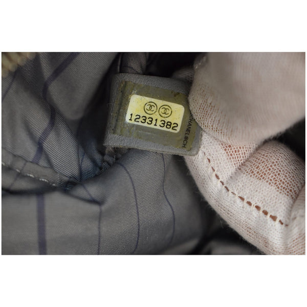 Chanel Twisted Zipper Tweed Leather Shoulder Bag - code 12331382