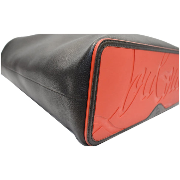 Christian Louboutin Cabata Studded Leather engraved bottom