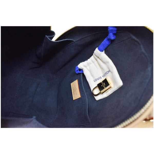 LOUIS VUITTON LV Egg Souple Monogram Canvas 2way Shoulder Bag Brown