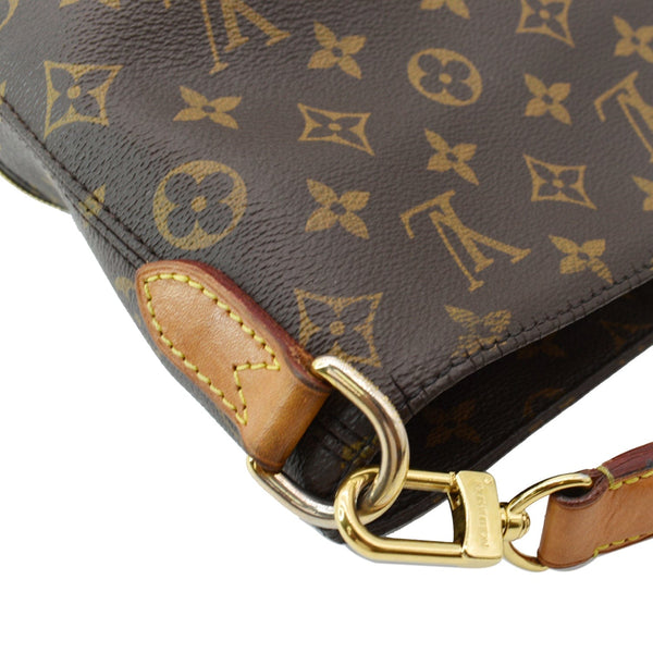 LOUIS VUITTON Melie Monogram Canvas Hobo Bag Brown