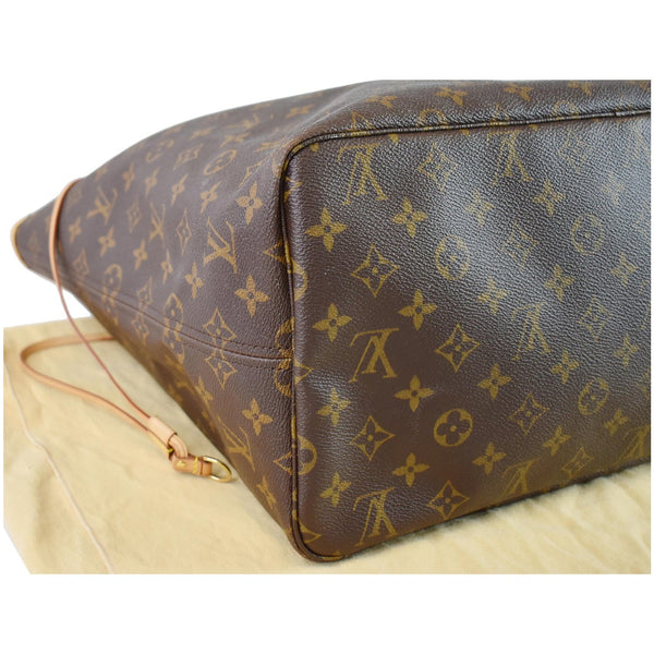 LOUIS VUITTON Neverfull GM Monogram Canvas Tote Shoulder Bag Brown