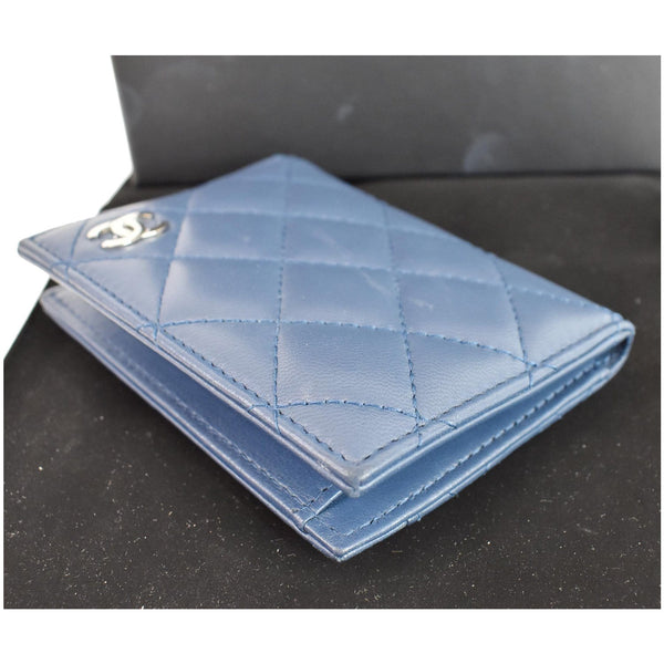 Chanel Classic Folded Leather Card Holder Wallet women