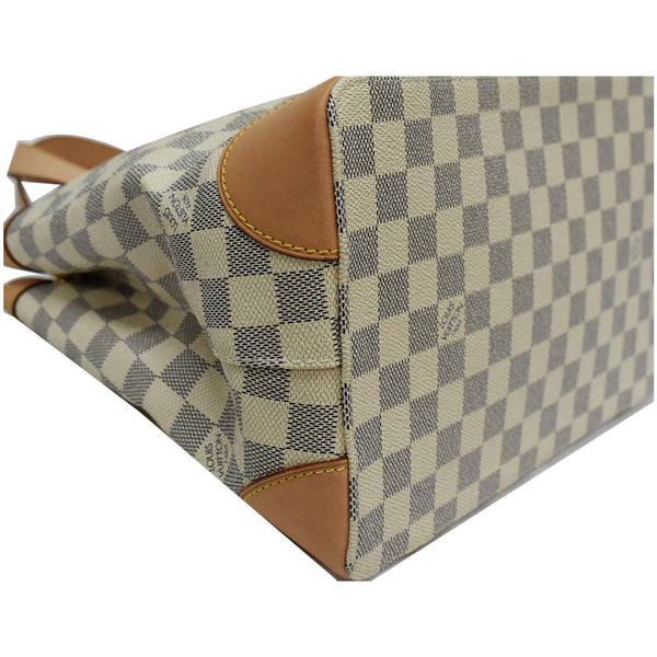 LOUIS VUITTON Hampstead PM Damier Azur Shoulder Bag White