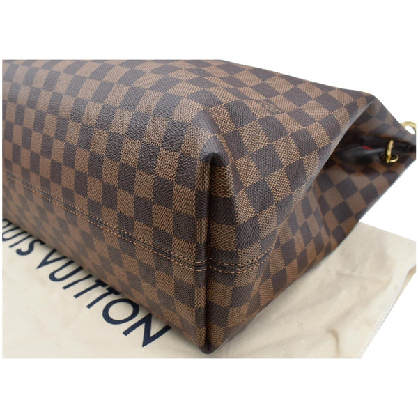 LOUIS VUITTON Graceful MM Damier Ebene Shoulder Bag Brown