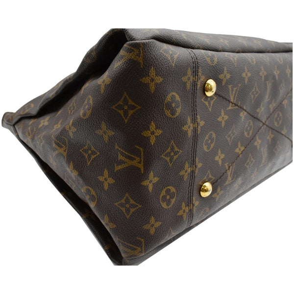 LOUIS VUITTON Artsy MM Monogram Canvas Hobo Bag Brown