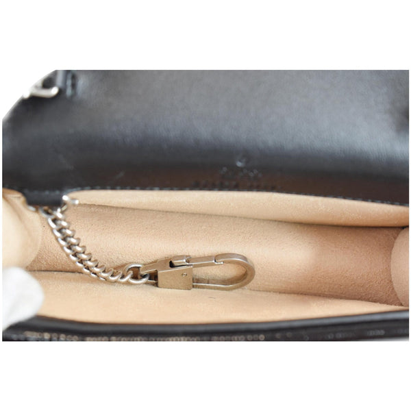 Gucci Dionysus Super Mini GG Velvet Bag hook