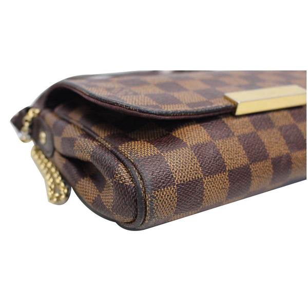 LOUIS VUITTON Favorite PM Damier Ebene Crossbody Bag Brown
