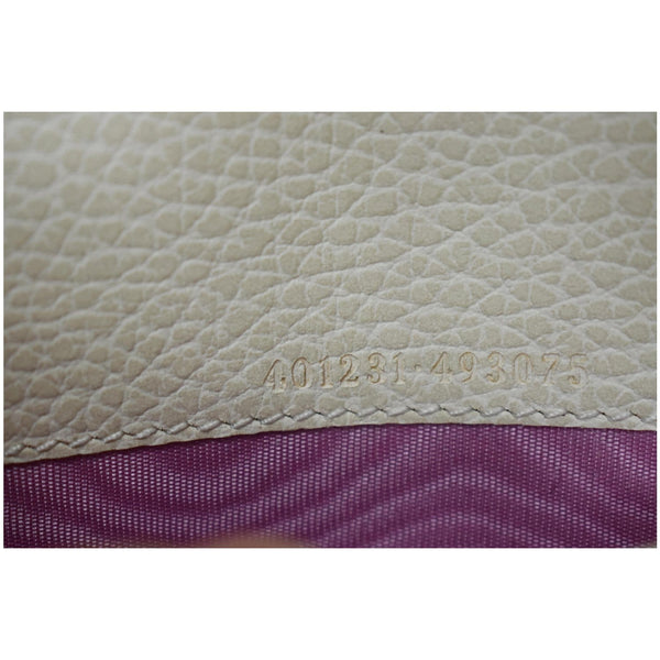 GUCCI Dionysus Mini Leather Chain Shoulder Bag Off White 401231