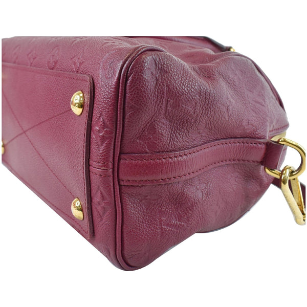 LOUIS VUITTON Speedy 25 Bandouliere Empreinte Leather Shoulder Bag Purple