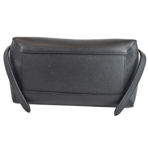 CELINE Micro Belt Grained Calfskin 2Way Shoulder Bag Black