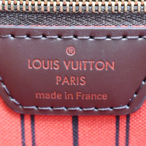 LOUIS VUITTON Neverfull PM Damier Ebene Shoulder Bag Brown - New Year Deals