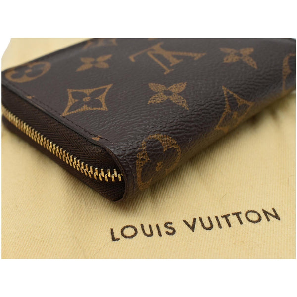 LOUIS VUITTON Monogram Canvas Zippy Coin Purse Brown