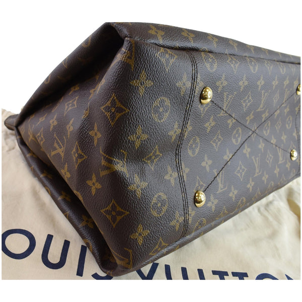 LOUIS VUITTON Artsy MM Monogram Canvas Shoulder Bag Brown