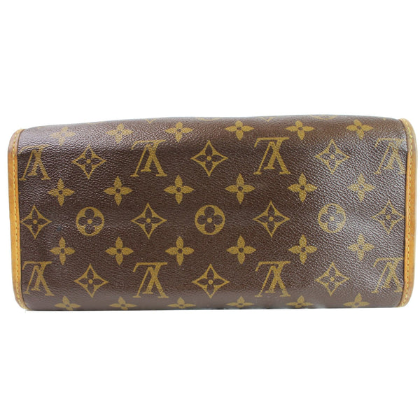 Louis Vuitton Popincourt Haut Monogram Canvas Tote Bag flat brown bottom