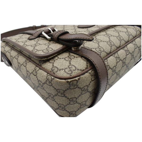 GUCCI GG Supreme Canvas Messenger Bag Beige 658542