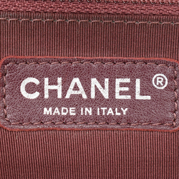 CHANEL Drawstring Large Quilted Calfskin Shopping Tote Bag Beige