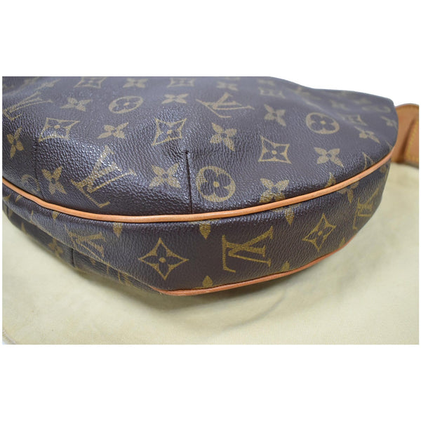 LOUIS VUITTON Croissant GM Monogram Canvas Shoulder Bag Brown