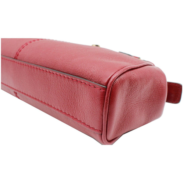 GUCCI Re(Belle) Tiger head Leather Shoulder Bag Red 524620