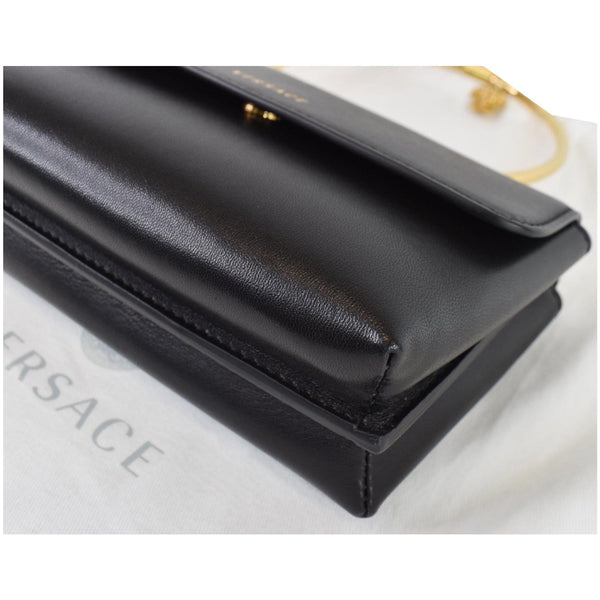 VERSACE Medusa Aeternitas Bangle Evening Charm Satchel Bag Black