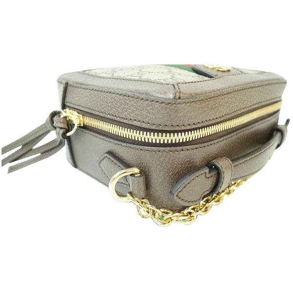 GUCCI Ophidia GG Mini Supreme Shoulder Bag Beige/Ebony 602576