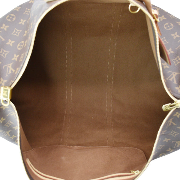 LOUIS VUITTON Keepall 55 Monogram Canvas Travel Bag Brown