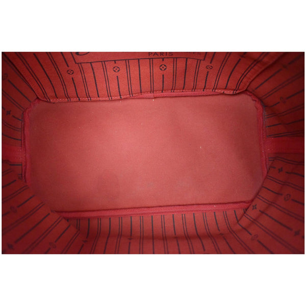 LOUIS VUITTON Neverfull MM Damier Ebene Tote Shoulder Bag Brown