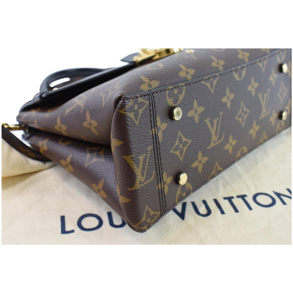 LOUIS VUITTON One Handle Flap MM Monogram Canvas Shoulder Bag Brown