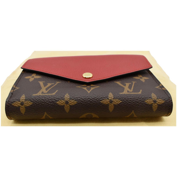 LOUIS VUITTON Pallas Compact Monogram Canvas Wallet Cerise